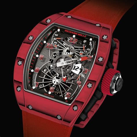 richard mille 022|Richard Mille RM 022 Tourbillon Aerodyne Dual Time 'Red.